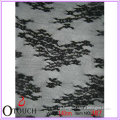 Charming black gold silk design lace fabric brocade for clothes